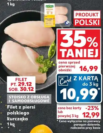 Kaufland Filet z piersi polskiego kurczaka 1 kg oferta