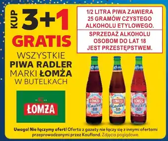 WSZYSTKIE PIWA RADLER MARKI ŁOMŻA W BUTELKACH