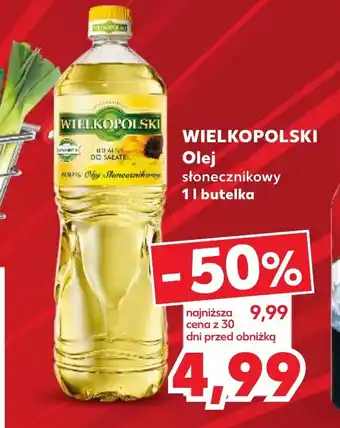 Kaufland WIELKOPOLSKI Olej słonecznikowy 1 l oferta
