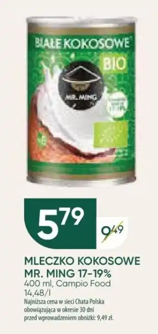 MLECZKO KOKOSOWE MR. MING 17-19% 400 ml