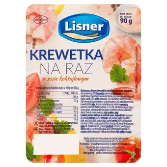 Żabka Lisner krewetka na raz w sosie koktajlowym 90 g oferta