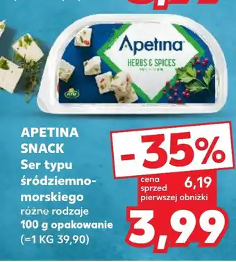 Kaufland APETINA SNACK Ser typu śródziemno-morskiego 100 g oferta