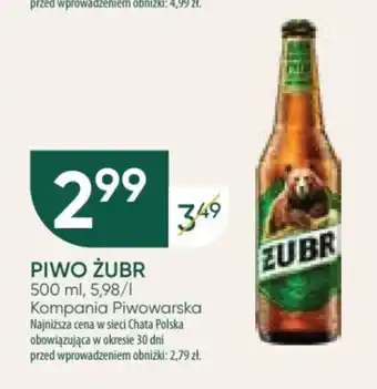 Chata Polska PIWO ŻUBR 500 ml oferta