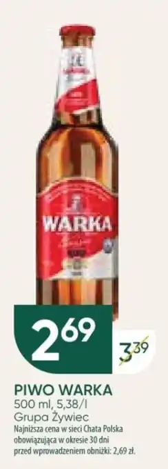 Chata Polska PIWO WARKA 500 ml oferta