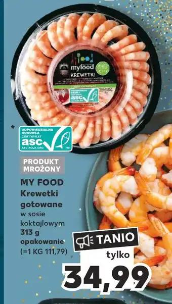 Kaufland MY FOOD Krewetki gotowane 313 g oferta