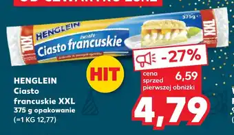 Kaufland HENGLEIN Ciasto francuskie XXL 375 g oferta