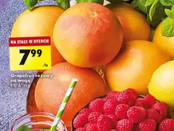 Biedronka Grapefruit różowy na wage 1 kg oferta