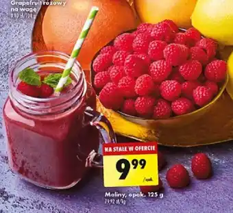 Biedronka Maliny 125 g oferta