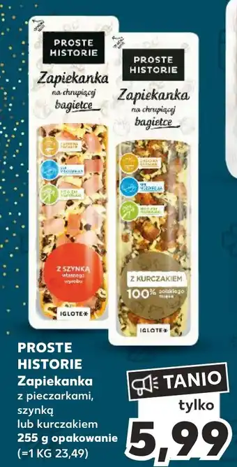 Kaufland PROSTE HISTORIE Zapiekanka 255 g oferta