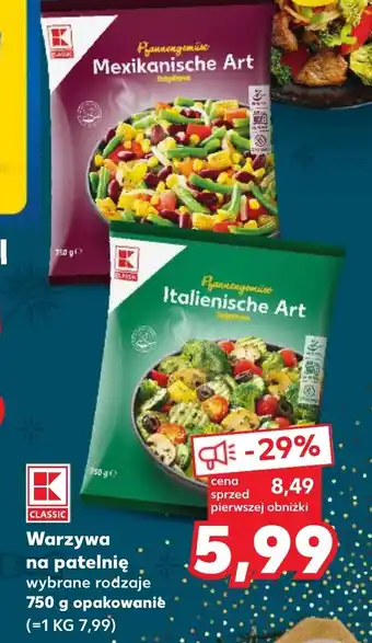 Kaufland Warzywa na patelnię 750 g oferta