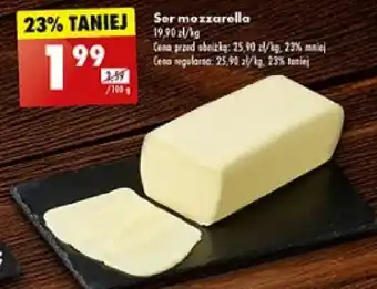 Biedronka Ser mozzarella 100 g oferta