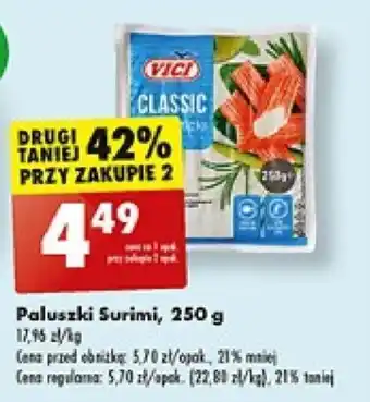 Biedronka Paluszki Surimi, 250 g oferta