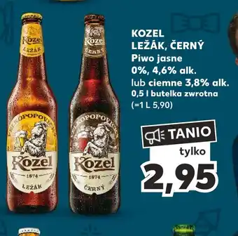 Kaufland KOZEL LEŽÁK, ČERNÝ Piwo jasne 0,5l oferta