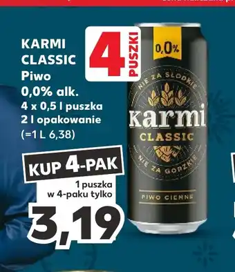 Kaufland KARMI CLASSIC Piwo 4 x 0,5l oferta
