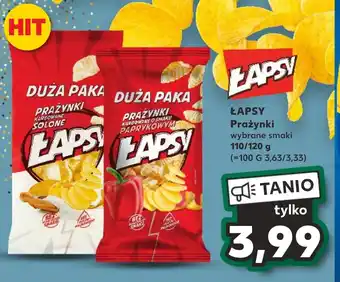 Kaufland ŁAPSY Prażynki 110/120 g oferta