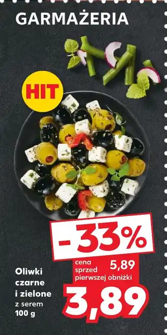Kaufland Oliwki czarne i zielone 100g oferta