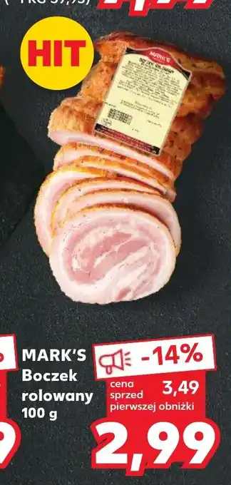 Kaufland MARK'S Boczek rolowany 100g oferta