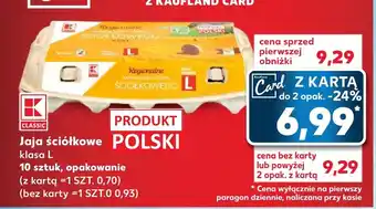 Kaufland Jaja ściółkowe 10szt. oferta