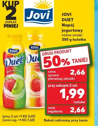 Kaufland JOVI DUET Napój jogurtowy 350 g oferta