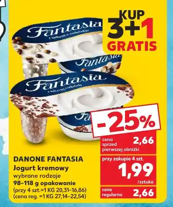 Kaufland DANONE FANTASIA Jogurt kremowy 98-118 g oferta
