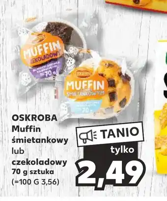 Kaufland OSKROBA Muffin śmietankowy lub czekoladowy 70g oferta