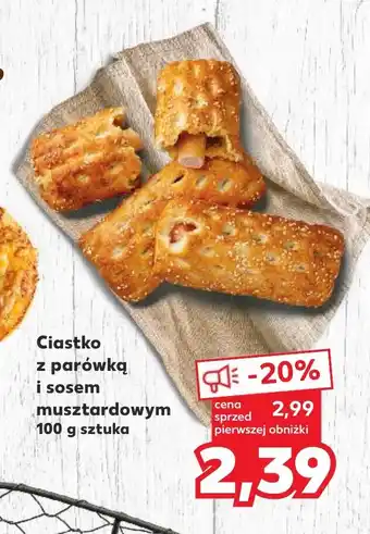 Kaufland Ciastko z parówką i sosem musztardowym 100 g oferta