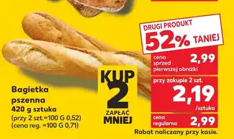 Kaufland Bagietka pszenna 420 g oferta