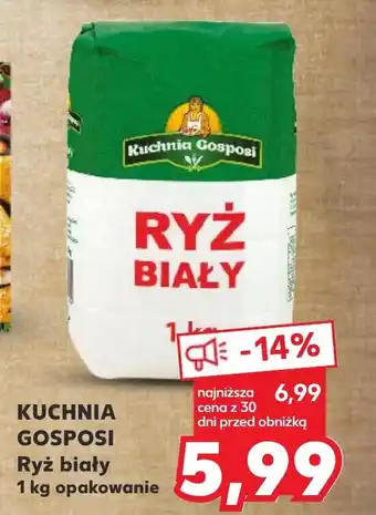 Kaufland KUCHNIA GOSPOSI Ryż biały 1 kg oferta