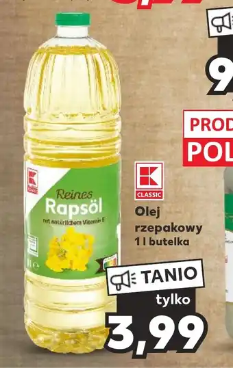Kaufland Olej rzepakowy 1l oferta