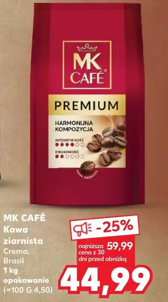 Kaufland MK CAFÉ Kawa ziarnista 1 kg oferta