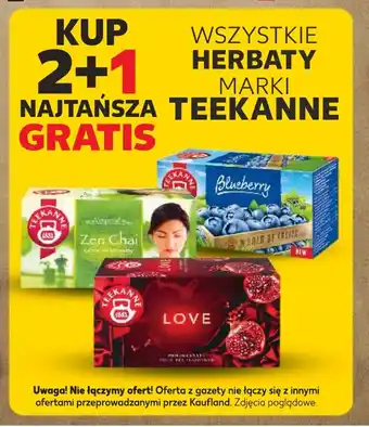 Kaufland WSZYSTKIE HERBATY MARKI TEEKANNE oferta