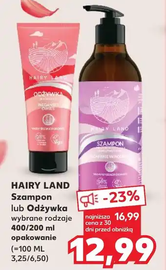 Kaufland HAIRY LAND Szampon lub Odżywka 400/200 ml oferta