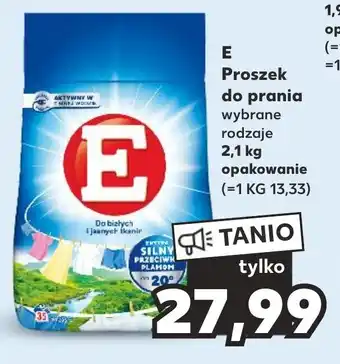 Kaufland E Proszek do prania 2,1 kg oferta