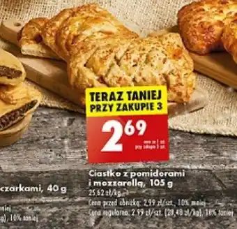 Biedronka Ciastko z pomidorami i mozzarella, 105 g oferta