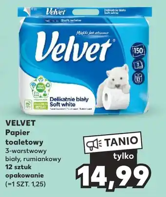 Kaufland VELVET Papier toaletowy oferta