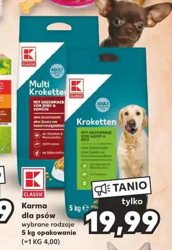 Kaufland Karma dla psów 5 kg oferta