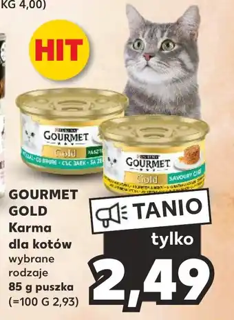 Kaufland GOURMET GOLD Karma dla kotów 85 g puszka oferta