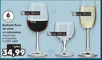 Kaufland Kieliszki Pure do wina lub szampana oferta