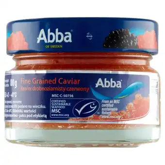 Biedronka Abba kawior drobnoziarnisty czerwony 80 g oferta