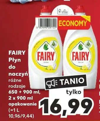 Kaufland FAIRY Płyn do naczyń oferta
