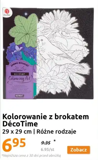 Action Kolorowanie z brokatem Déco Time oferta