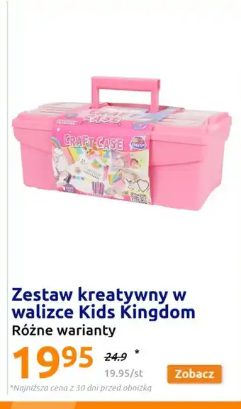 Zestaw kreatywny w walizce Kids Kingdom
