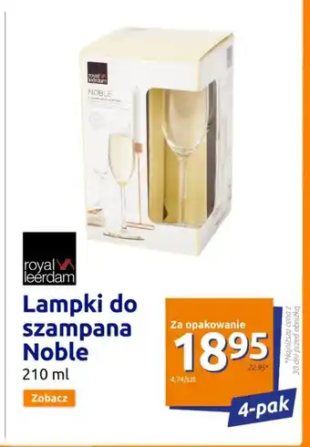 Action Lampki do szampana Noble 210 ml oferta