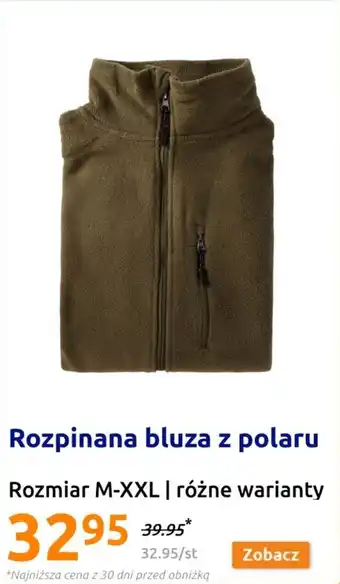 Action Rozpinana bluza z polaru oferta
