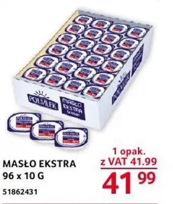 Selgros MASŁO EKSTRA 96 x 10 G oferta