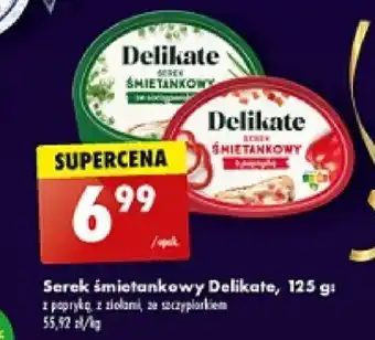 Biedronka Serek śmietankowy Delikate 125g oferta