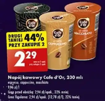 Biedronka Napój kawowy Cafe d'Or 230 ml oferta