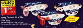 Biedronka Jogurt Fantasia 100 g-118 g oferta