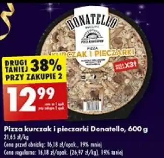 Biedronka Pizza kurczak i pieczarki Donatello 600g oferta