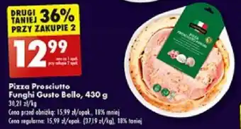 Biedronka Pizza Prosciutto Funghi Gusto Bello 430g oferta